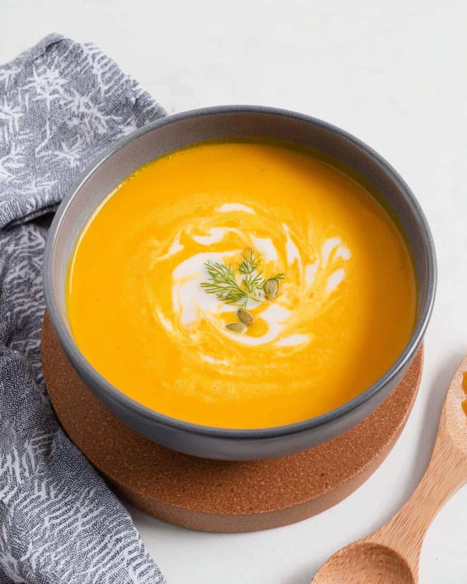 Einfaches Hokkaidokürbissuppe Rezept mit Kokosmilch und Ingwer - detail 2