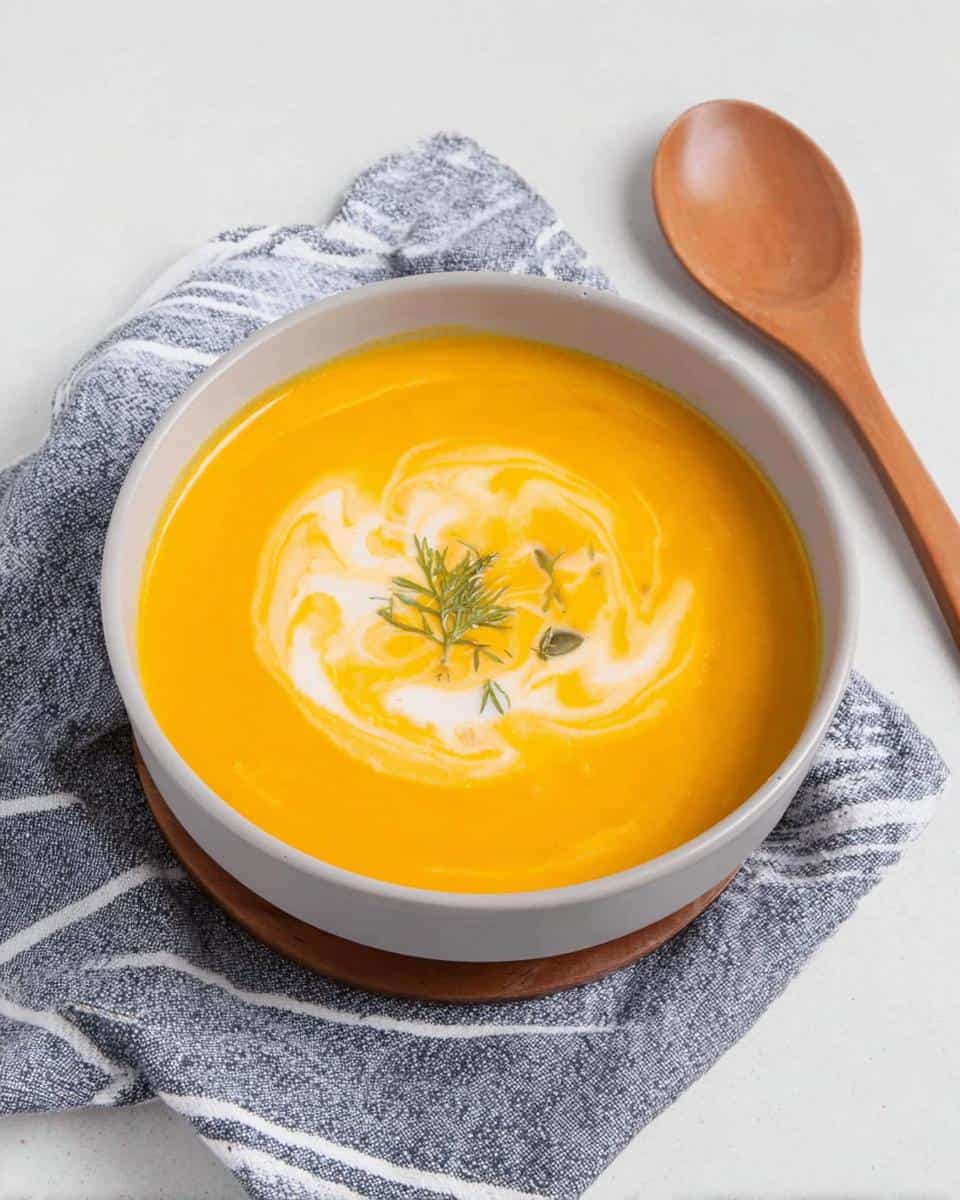 Einfaches Hokkaidokürbissuppe Rezept mit Kokosmilch und Ingwer - detail 3