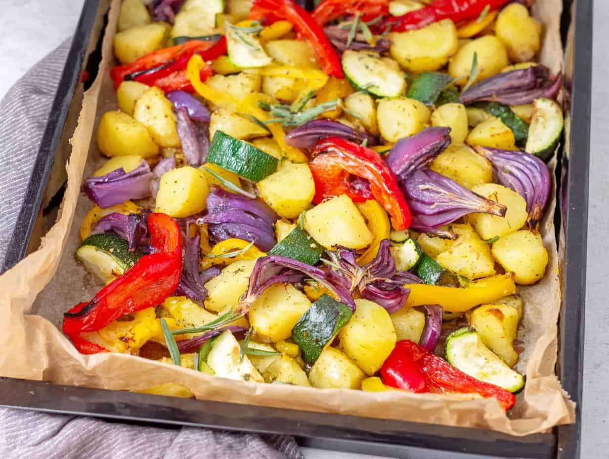 Einfaches Ofengemüse: In 30 Min zum Glück!