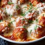 Hähnchen-Parmesan-Fleischbällchen aus dem Slow Cooker