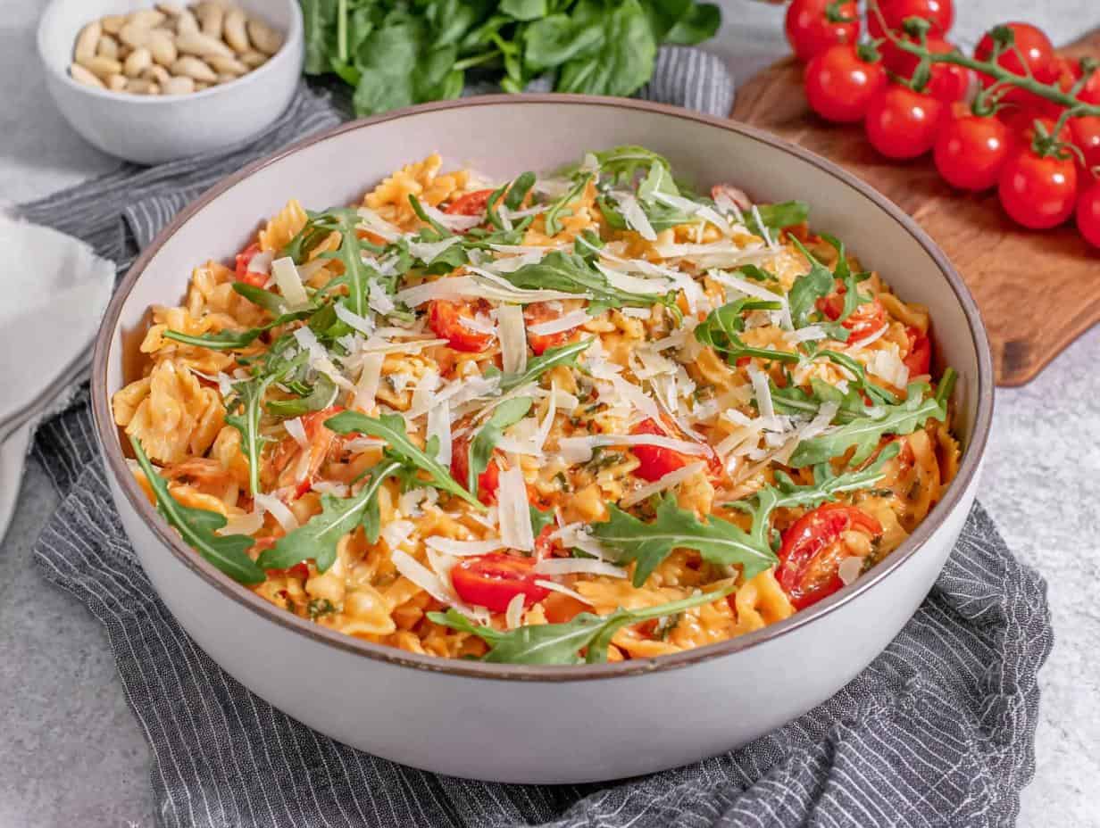 Nudelsalat mit Pesto: 15 Minuten Glück ohne Mayo