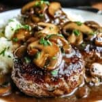 Salisbury Steak mit Pilzsoße