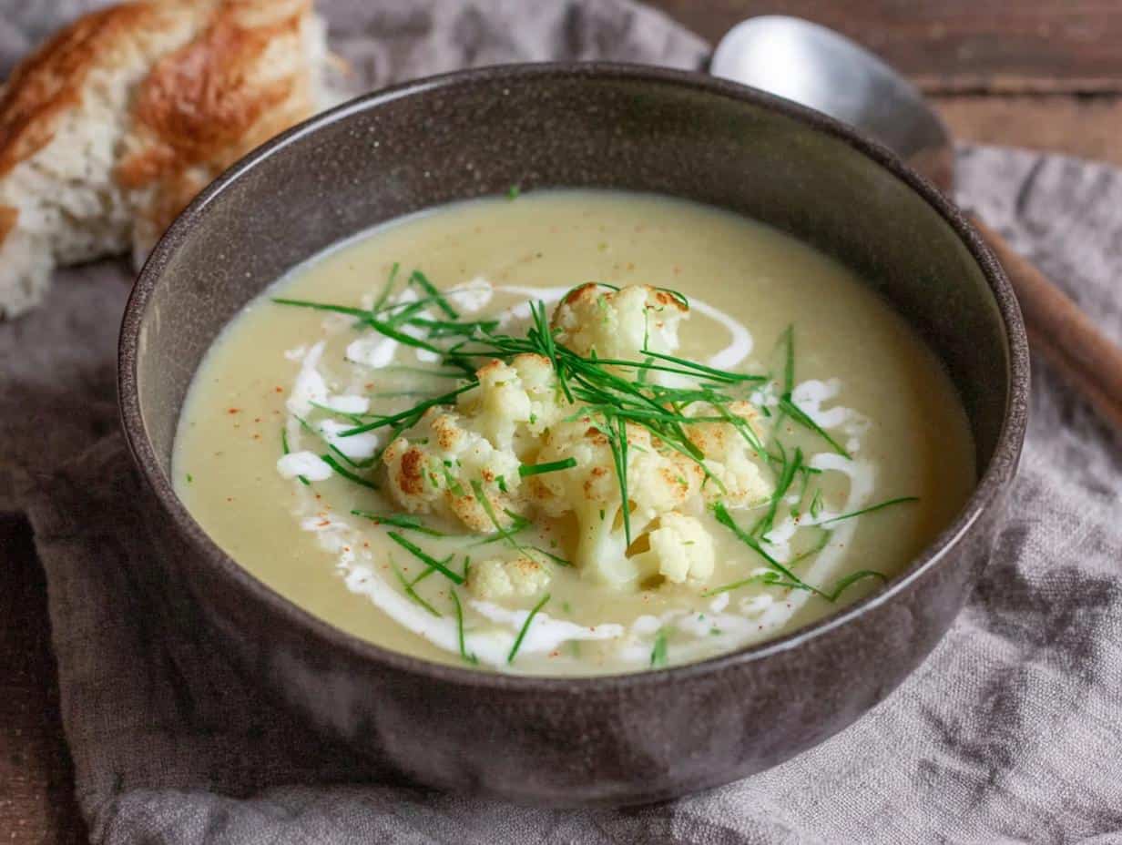 Omas Schnelle Blumenkohlsuppe: 15 Min Glückseligkeit