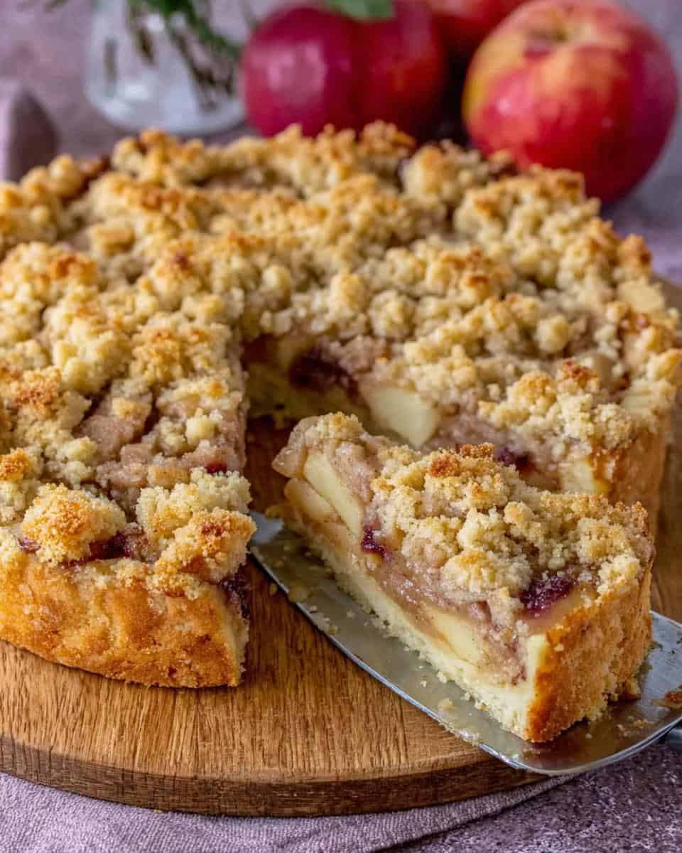 Schneller Apfelmus Streuselkuchen Rezept - detail 2