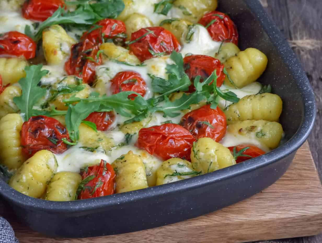 Schnelles Gnocchi: 2 Zutaten Wunder aus dem Ofen!