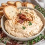 schneller Datteldip mit Frischkäse und Knoblauch