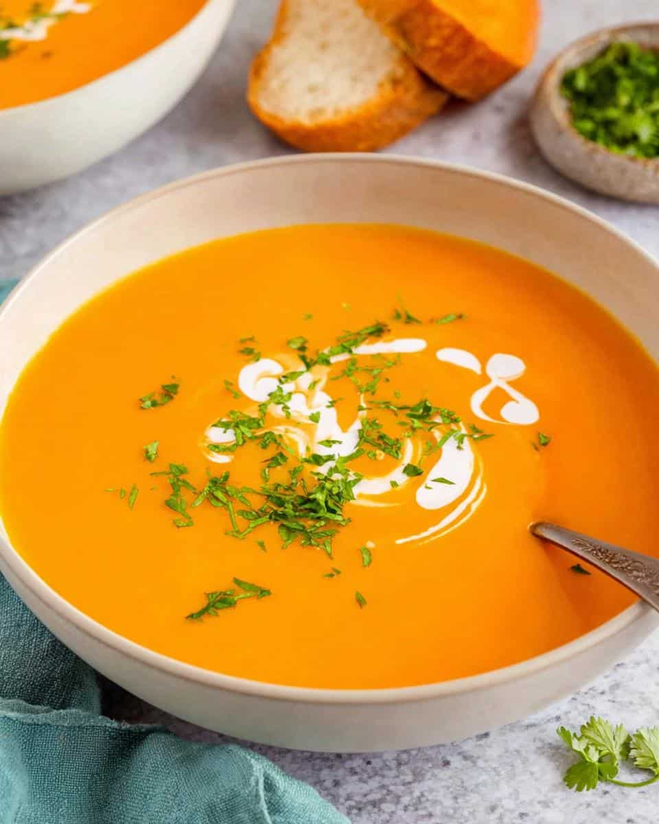 Einfache cremige Kürbissuppe in 15 Minuten - detail 1