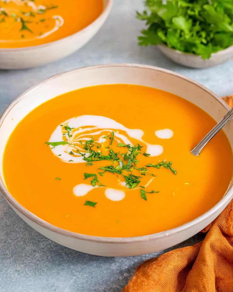 Einfache cremige Kürbissuppe in 15 Minuten - detail 3