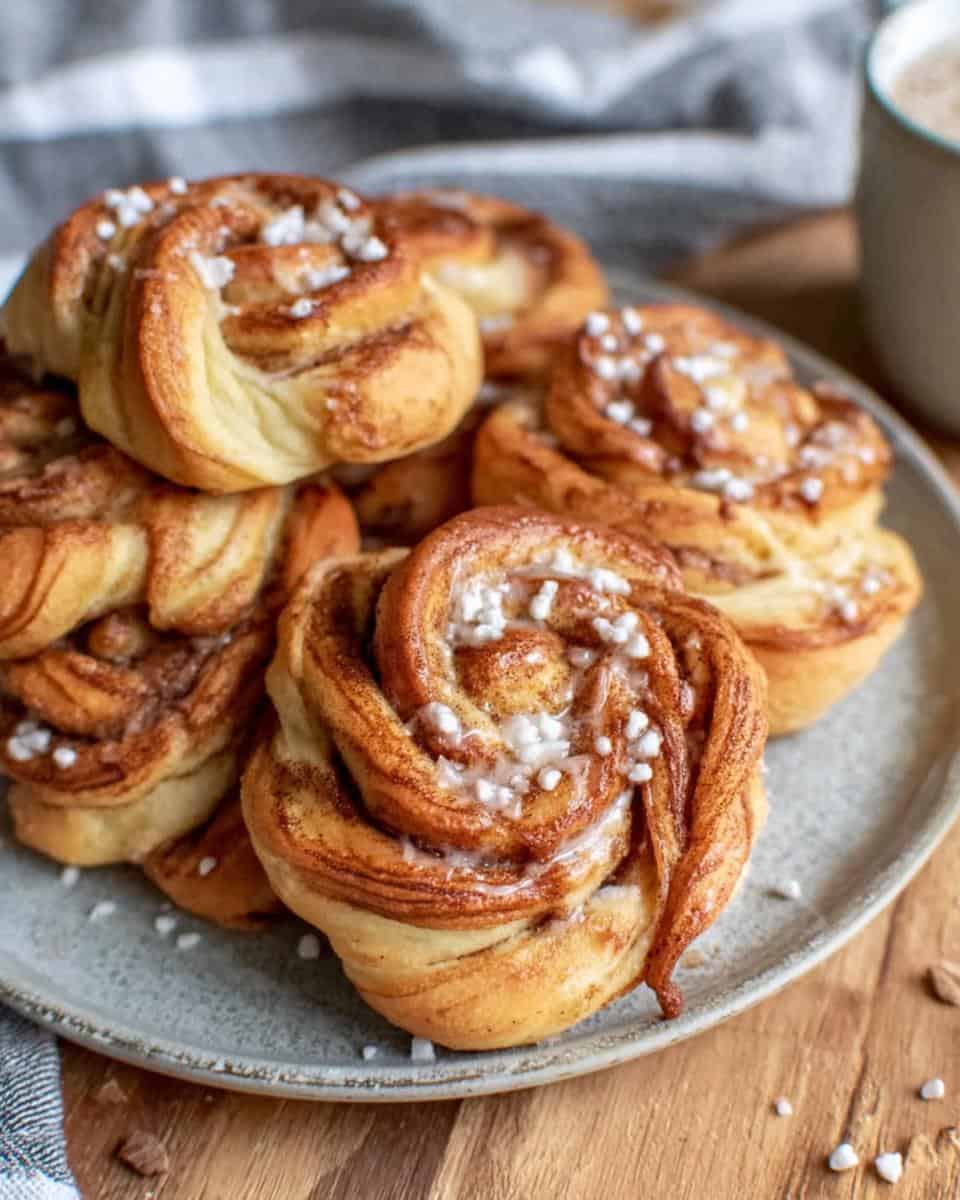 Einfache fluffige Zimtschnecken schnell selber backen - detail 1