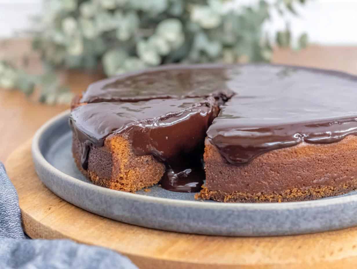 Einfacher Schokokuchen: 200g Schoko retten den Tag