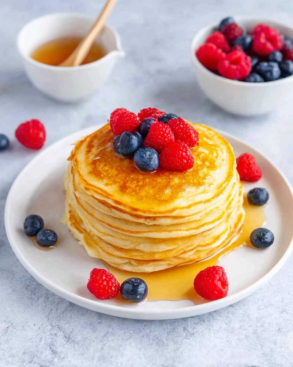 Einfaches Rezept für fluffige Buttermilch-Pancakes - detail 2