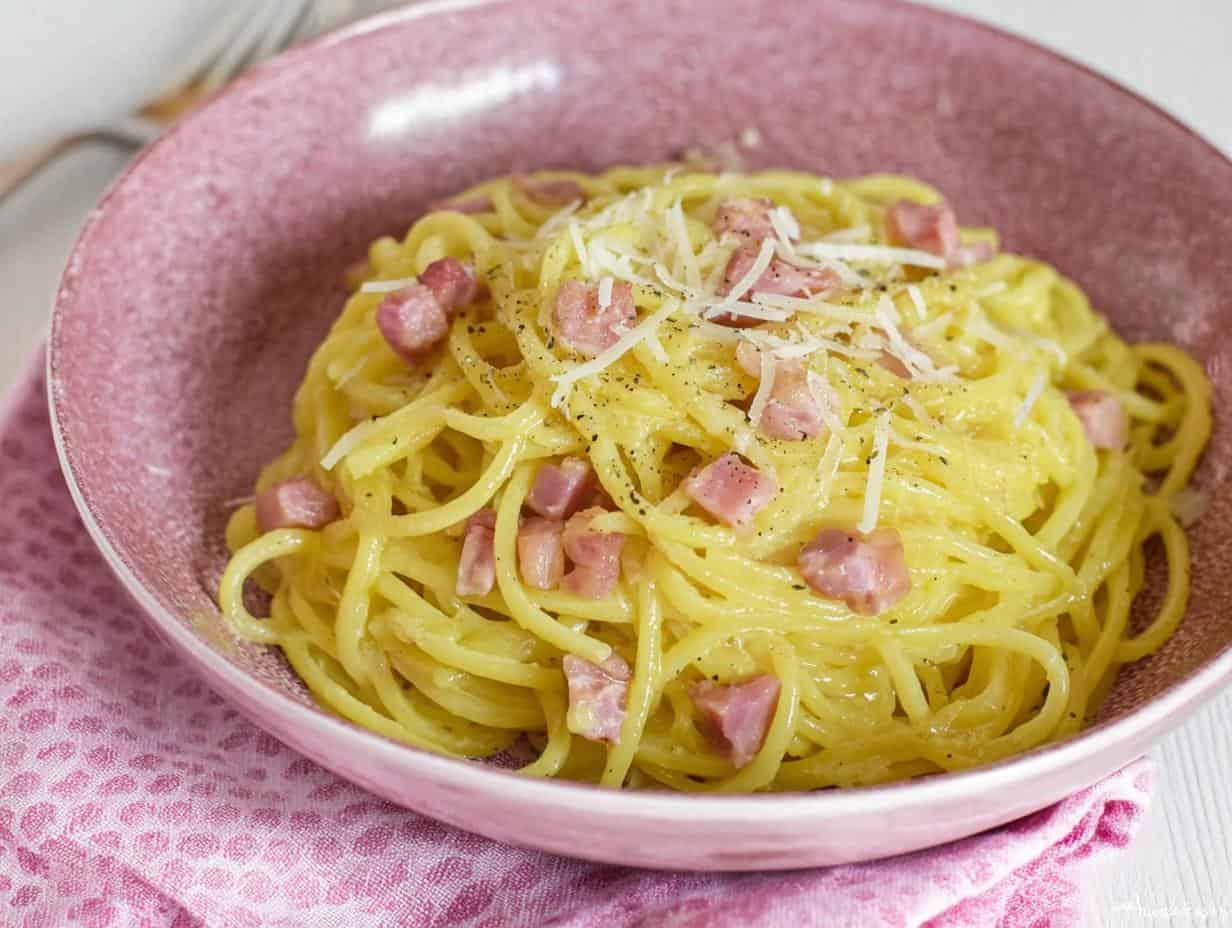 Verdammt lecker: 30 Min. Einfaches Carbonara Rezept