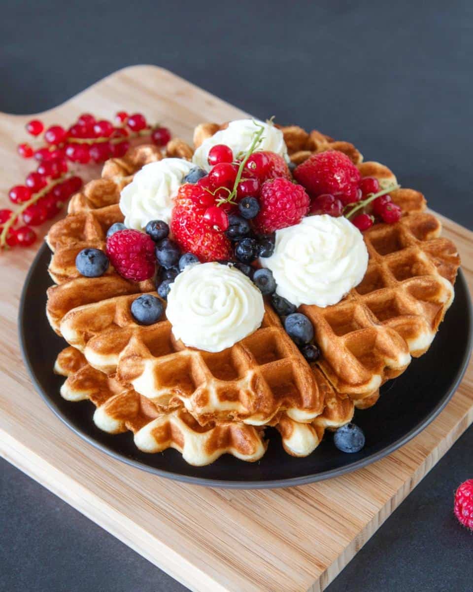 Fluffige Waffeln nach Omas Rezept - detail 1