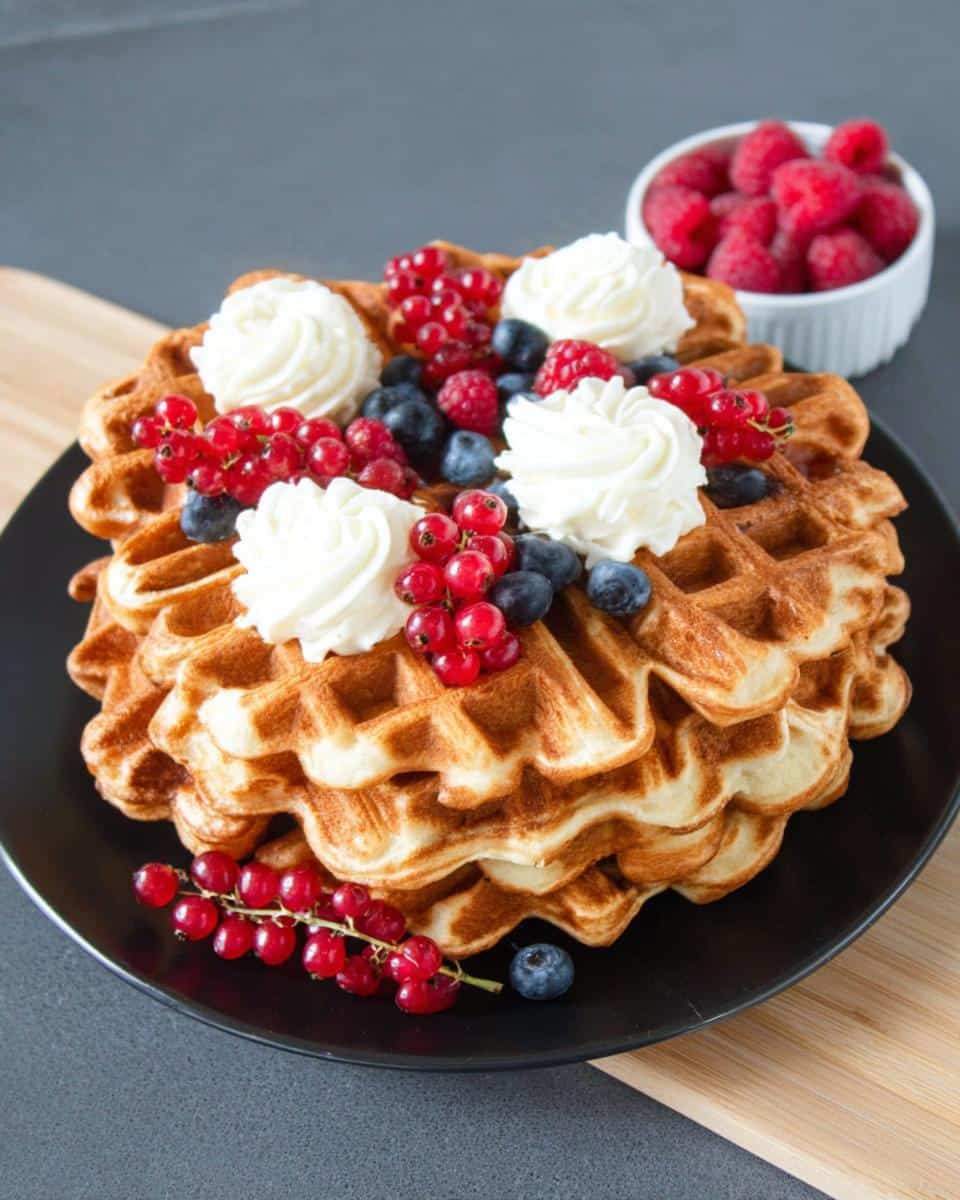 Fluffige Waffeln nach Omas Rezept - detail 2