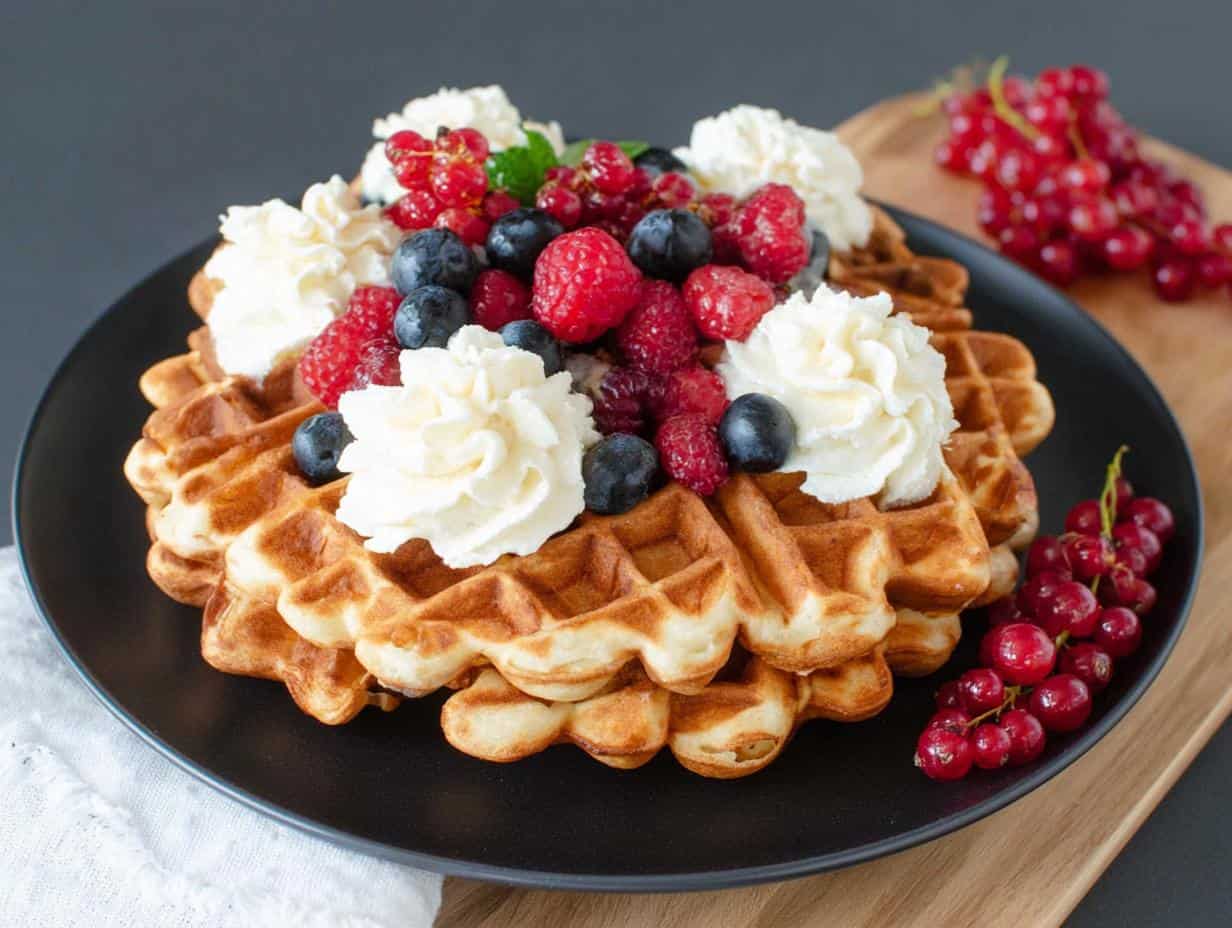 Fluffige Waffeln: Omas Rezept mit nur 4 Zutaten!