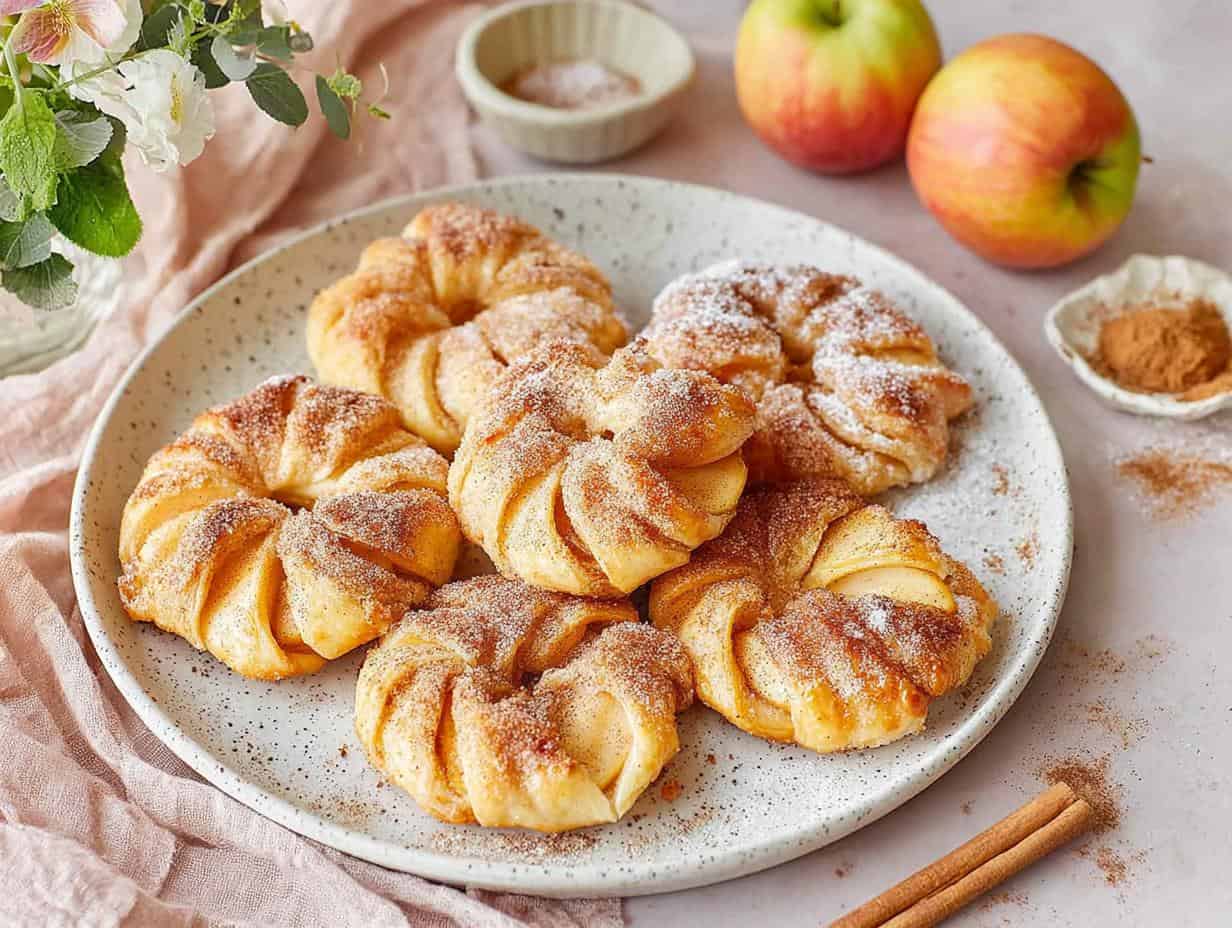 So Lecker: Gebackene Apfelringe in 30 Minuten Fertig