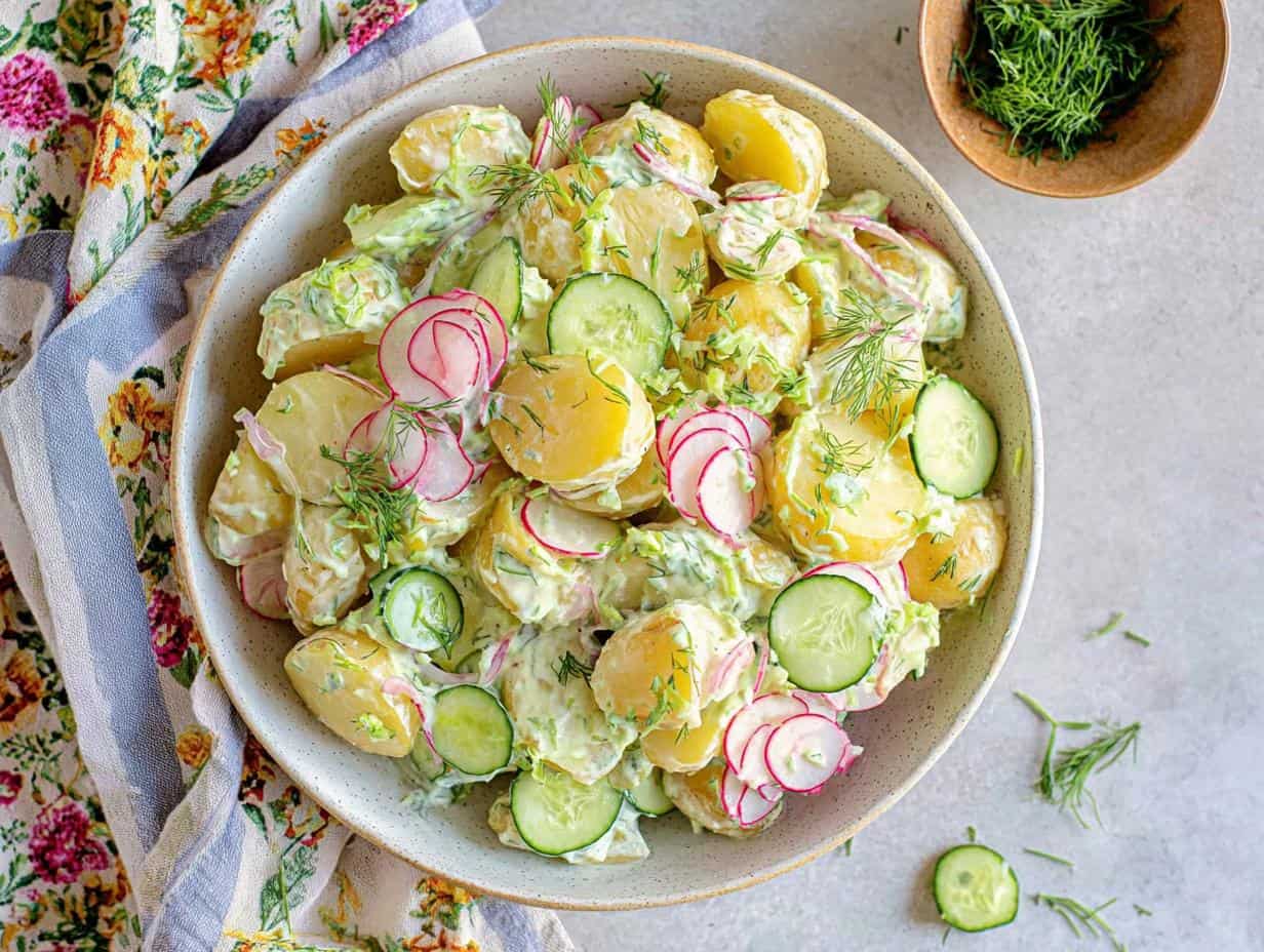 Trauriger Kartoffelsalat? 4 Zutaten retten den Tag!