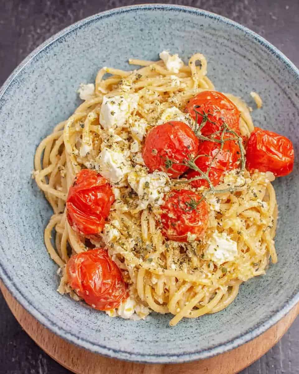 One Pot Ofen Feta Pasta mit Spaghetti - detail 1