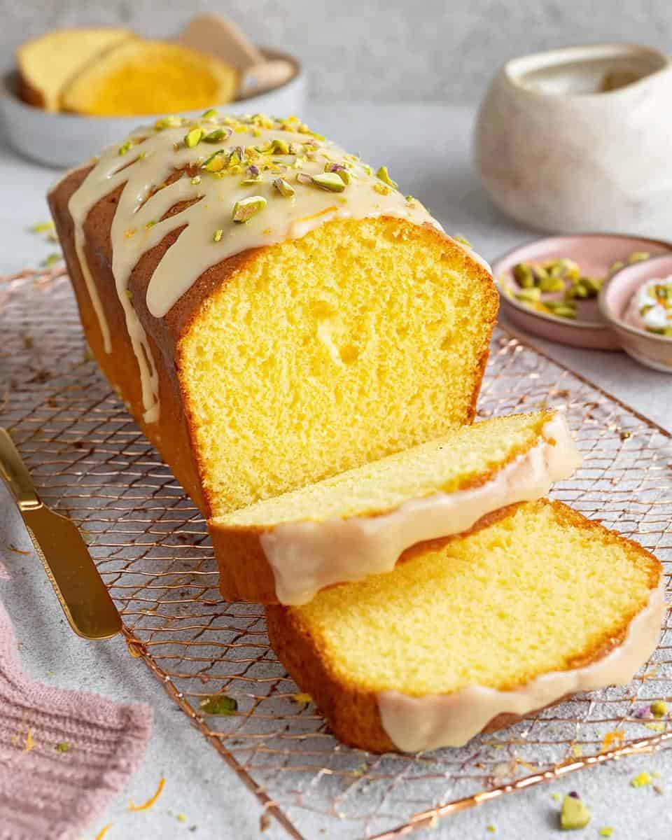 Saftiger alkoholfreier Eierlikörkuchen in der Kastenform - detail 1