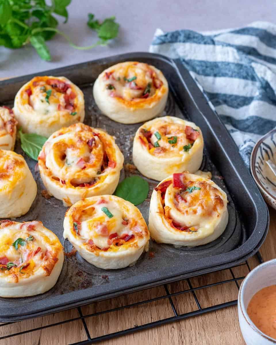 Schnelle Pizzabrötchen ohne Hefe in 20 Minuten - detail 1