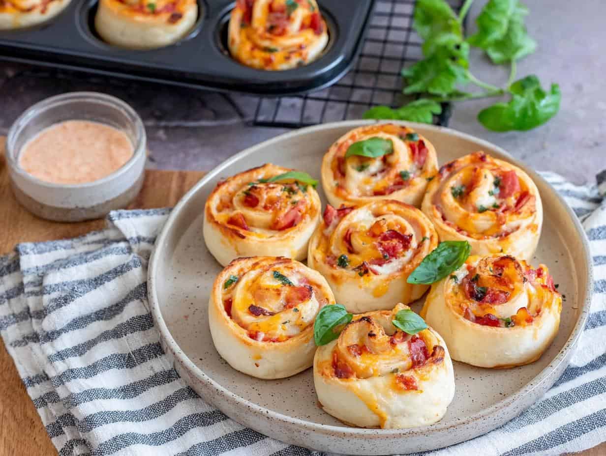 Schnelle Pizzabrötchen: Genial einfach in 20 Min