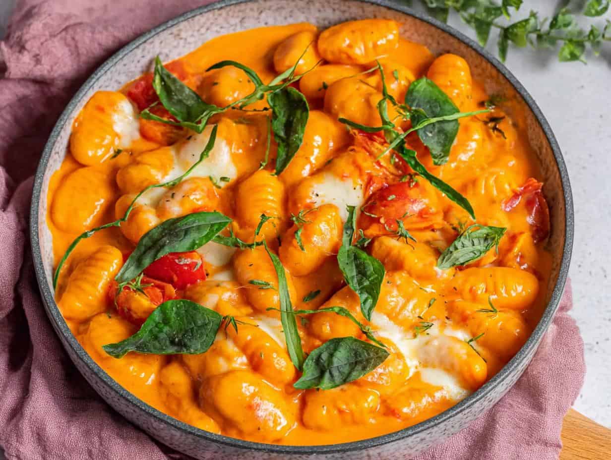 15 Min Schnelle vegetarische Schupfnudelpfanne Seligkeit