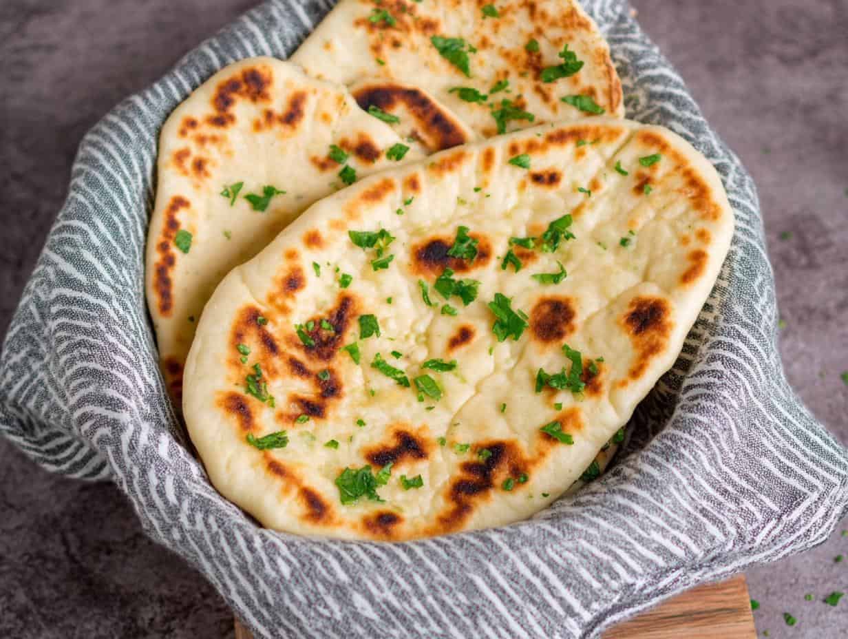 Unglaublich! Schnelles Pfannenbrot ohne Hefe mit Joghurt in 15 Min