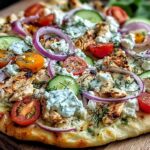 Tzatziki Hähnchen Pizza