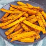 Würzige Hokkaido Pommes knusprig aus dem Ofen Rezept