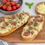schnelle einfache Pizza Baguettes selber machen