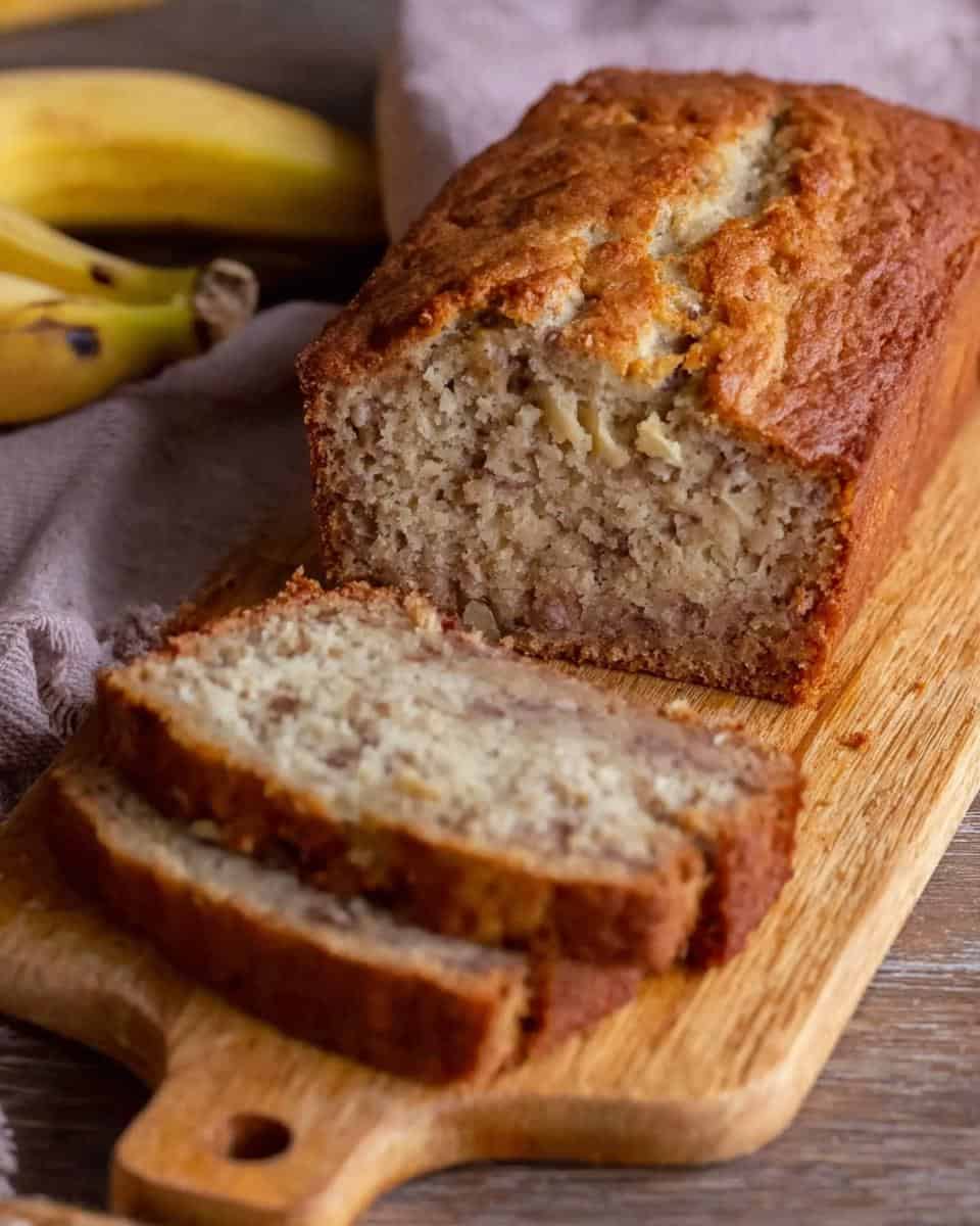 schnelles einfaches saftiges Bananenbrot Rezept - detail 3
