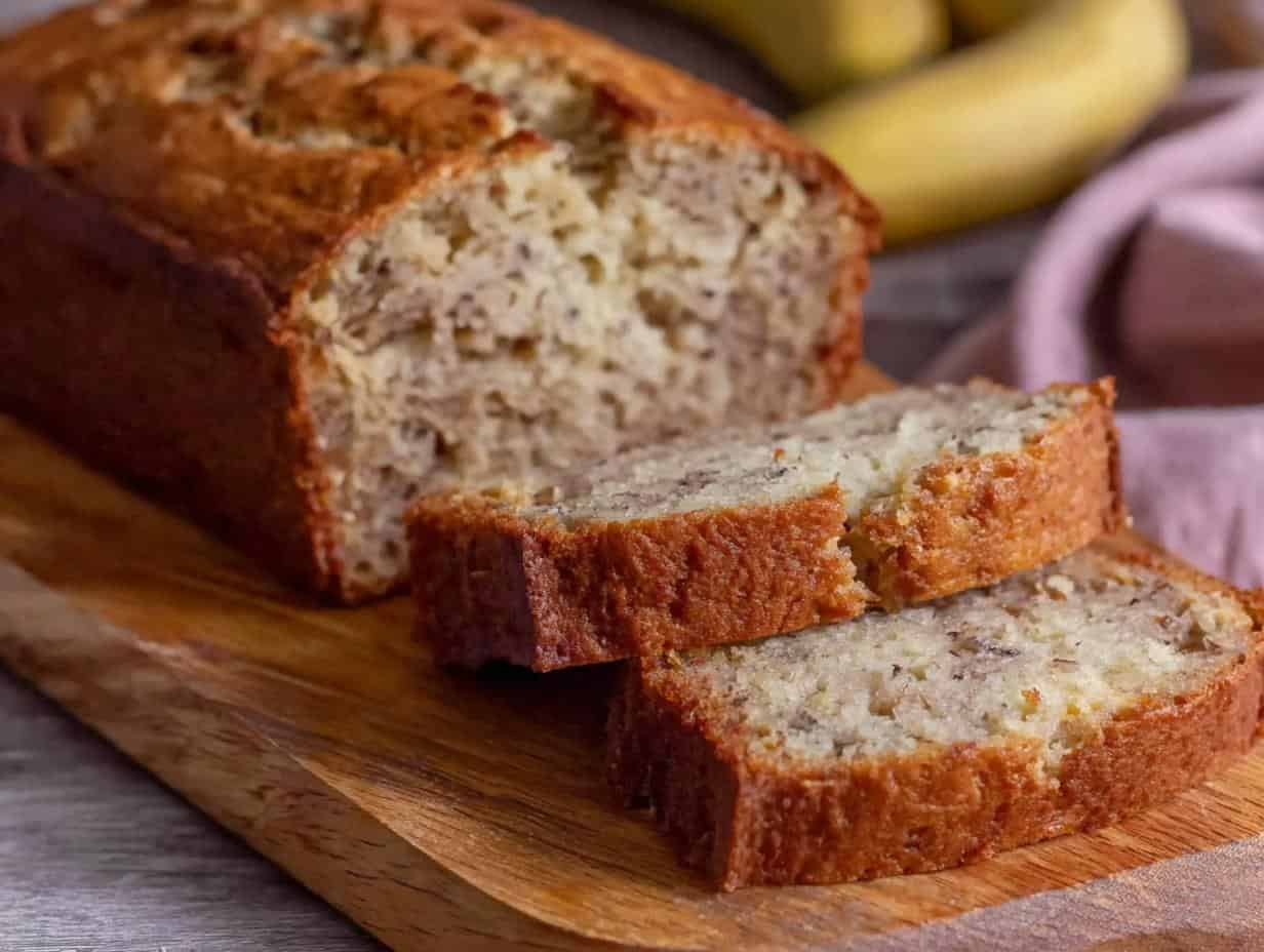 Schnelles Bananenbrot Rezept: 5 Zutaten zum Glück